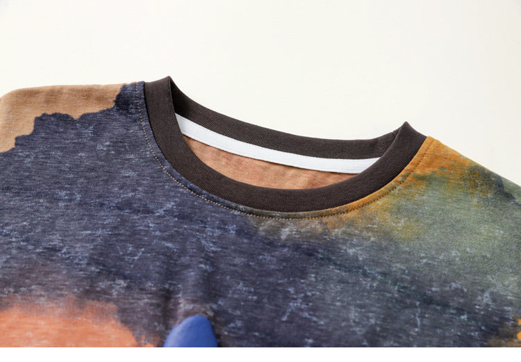 The Bubble Prism: Tie-Dye Bubble-Printed Short-Sleeve T-Shirt