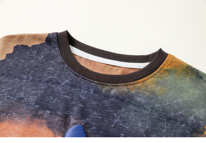 The Bubble Prism: Tie-Dye Bubble-Printed Short-Sleeve T-Shirt