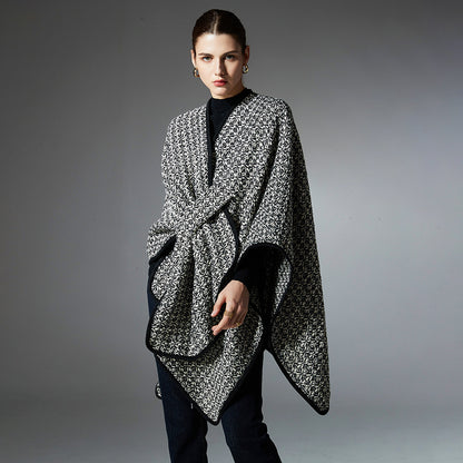 Women's Polange Wool Buckle Shawl