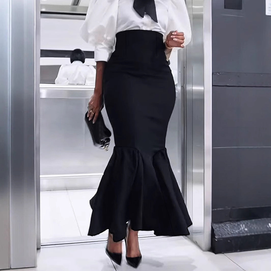 Sheath Long Fishtail Elegant Skirt