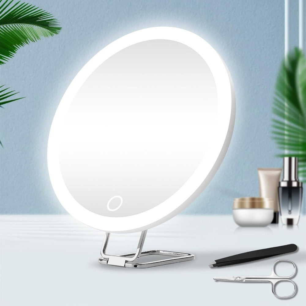 Charging Led Fill Light With Light Bracket Rotating Makeup Mirror