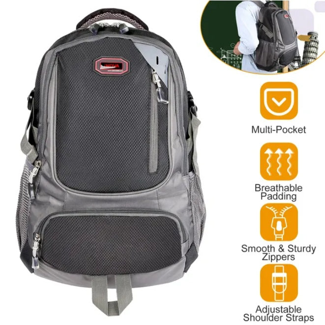 The Neutral Nomad: Casual Travel Neutral Shoulder Backpack
