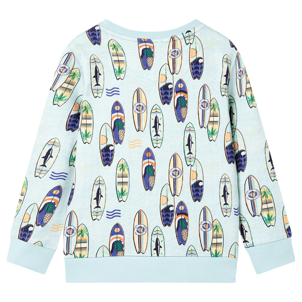 The Azure Melange: Light Blue Melange Sweatshirt Series