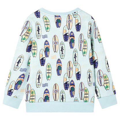 The Azure Melange: Light Blue Melange Sweatshirt Series
