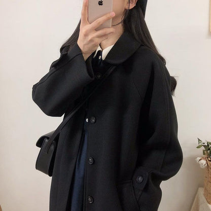 Loose Slimming Thickened Over-the-knee Women's Coat