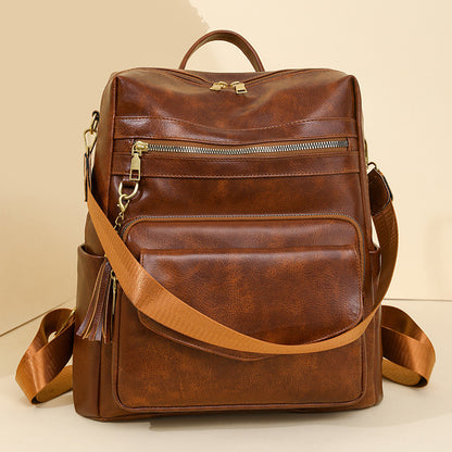 Retro Women's Backpack Large Capacity