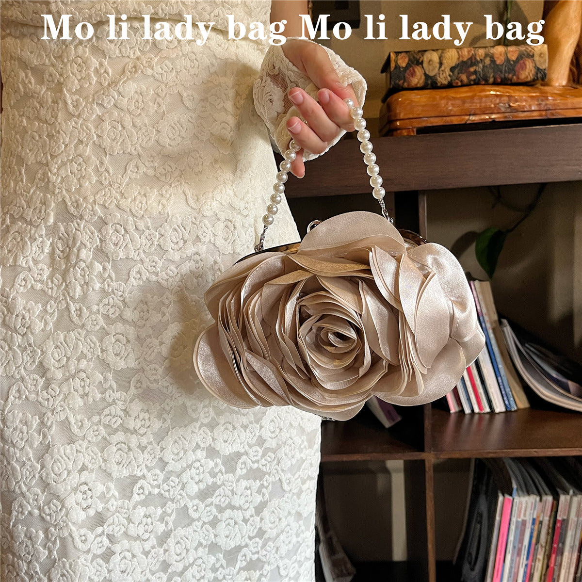 New Chinese Retro Dinner Bag Flower Clutch Women's Bag