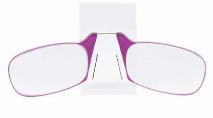 Unisex Legless Nose Clip Elderly Sticky Mobile Phone Portable Ultra-thin Glasses Case