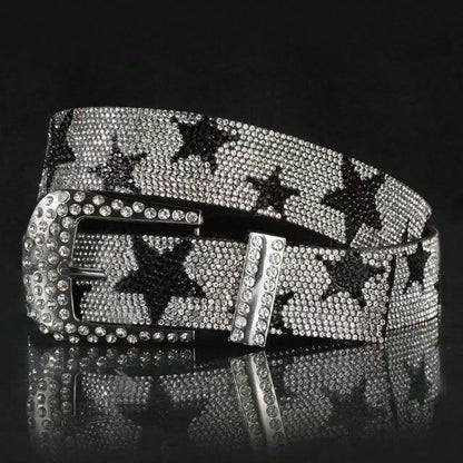 Personality Street Trend Y2g Style Diamond Men And Women Universal Belt