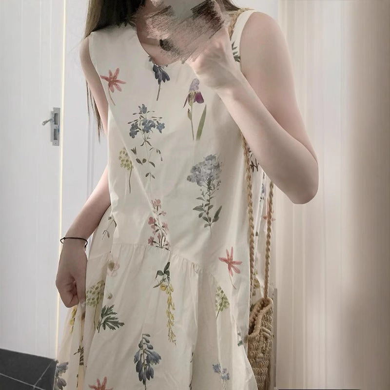 Summer Girls' Loose Slimming Vacation Dress