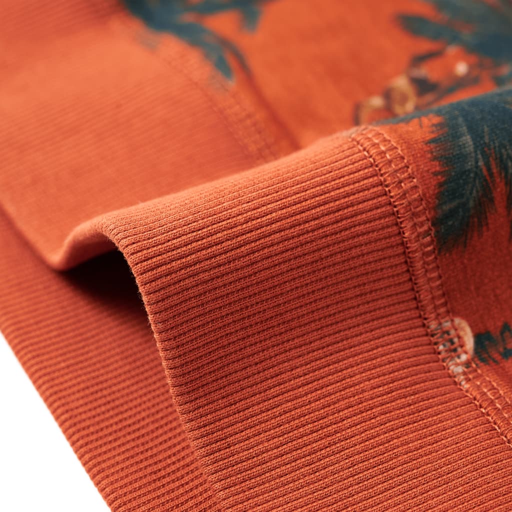 The Rust Rustle: Light Rust Brown Technical Sweatshirt