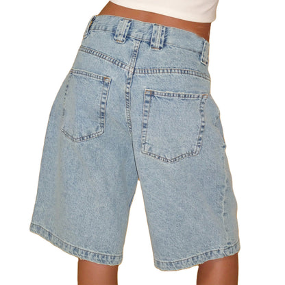 European And American Denim Shorts Bullet-free Fitted Figure Flattering Women's Pants
