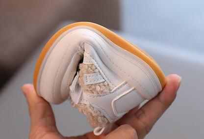 Lamb Wool Non-slip Girls' Cotton Shoes