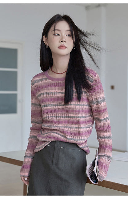 New Fashion Striped Sweater For Women