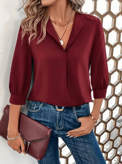 Women's Fashion Loose-fitting Long Sleeves Shirt