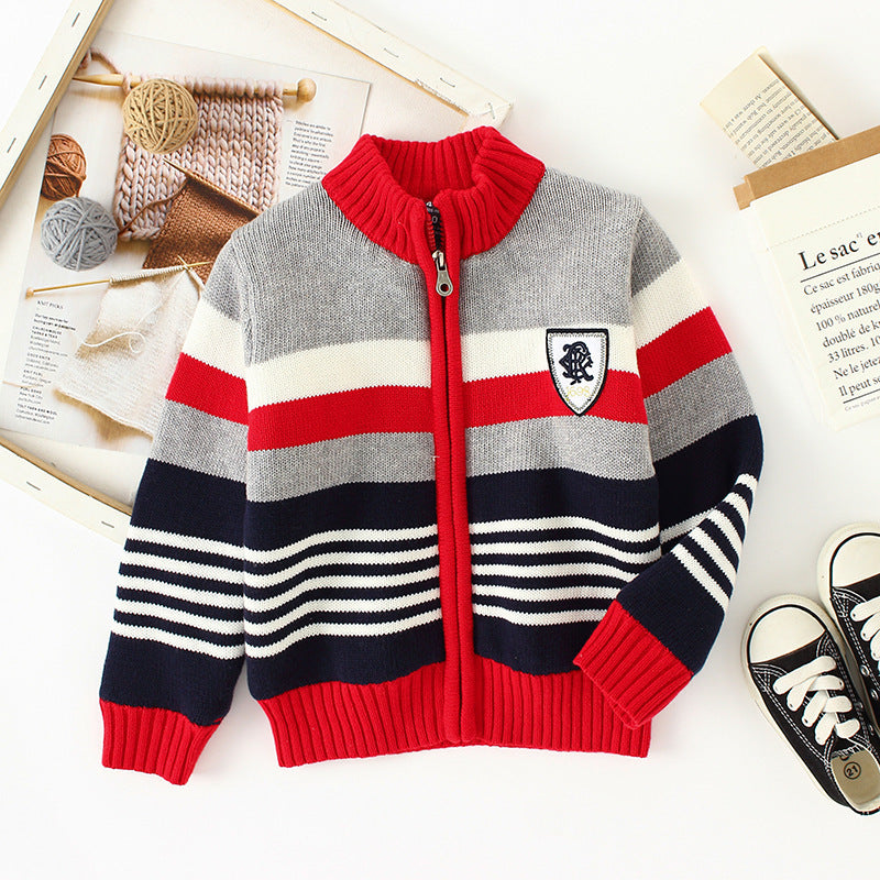 Signature Pure Cotton Fleece Knit Cardigan
