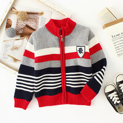Signature Pure Cotton Fleece Knit Cardigan