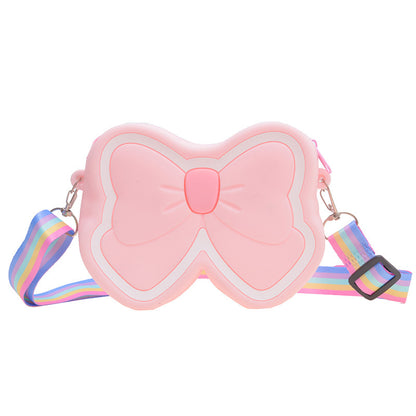 Butterfly Flutter: Children’s Silicone Cute Butterfly Bag
