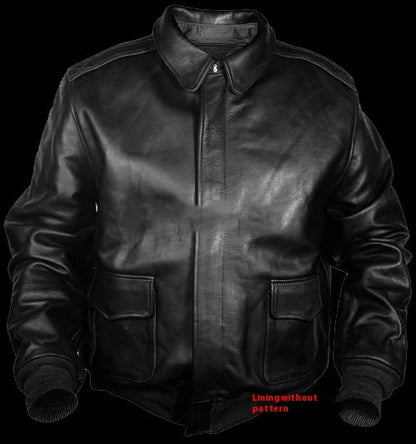 Retro Oversized US Air Force Fur Leather Coat Aviation Legacy
