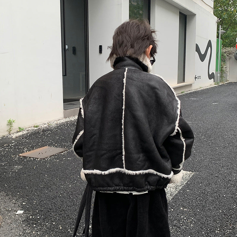 The Thermal Biker: Fleece-Padded Autumn & Winter Leather Jacket
