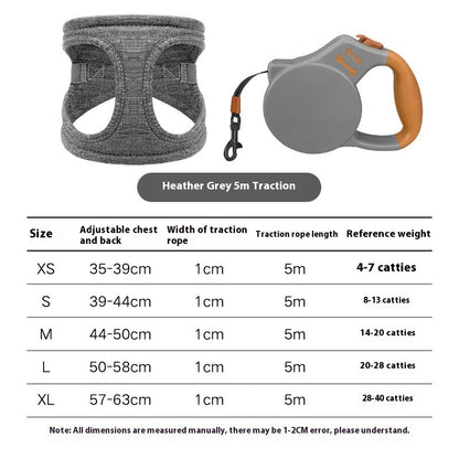 Dog Walking Dog Rope Leash Vest Style