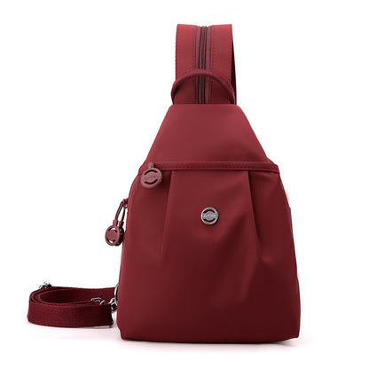 Womens Soft Leather Backpack for College Commute Daily School