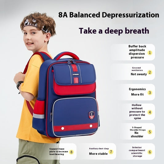 Large Capacity Children's Lightweight Breathable Backpack