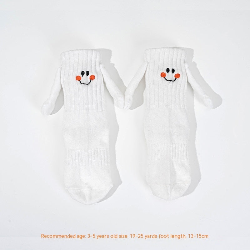 The Magnetic Bond: Magnetic Hand-Holding Tube Socks