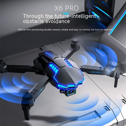 X6 DualEye: 4K Dual Camera Obstacle Avoidance Remote Control Aircraft Toy