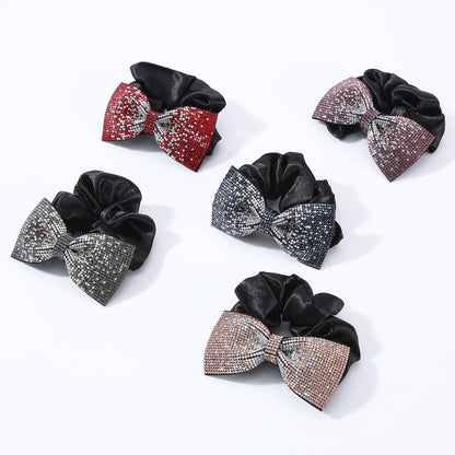 Simple Fashion And Fully-jewelled Bow Released Circle