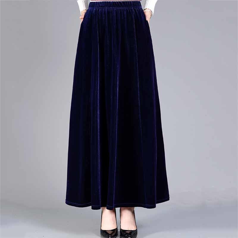 Fashion Personality Velvet Skirt Women