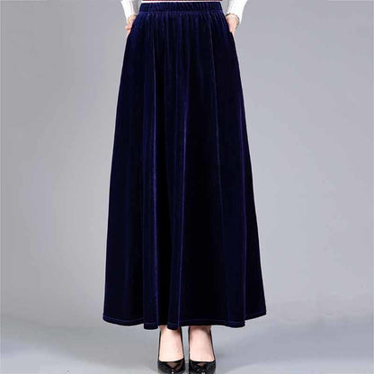 Fashion Personality Velvet Skirt Women