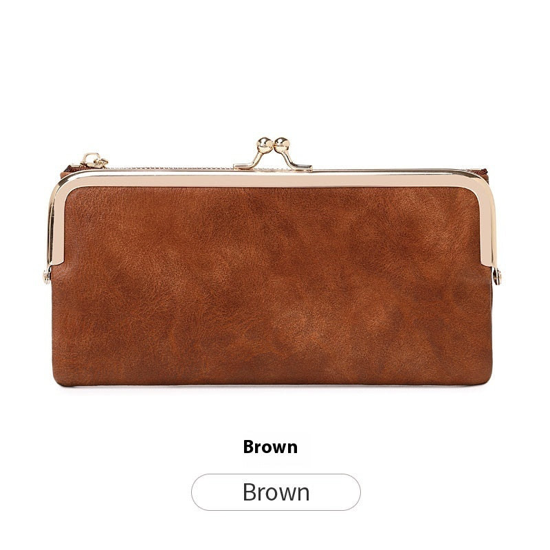 Retro Clip Multifunctional All-match Folding Coin Purse