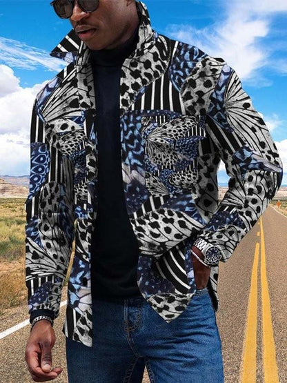 Gradual Change 3D Print Digital Button Cardigan