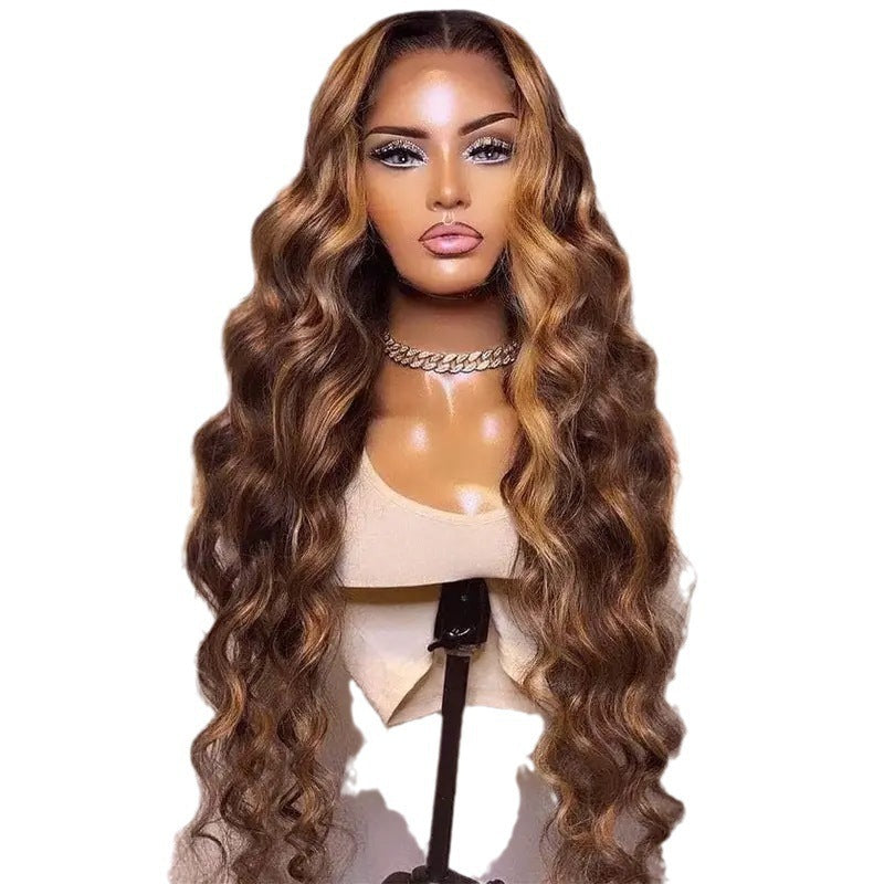 Fashionable And Versatile Lace Big Wave Wig For Women