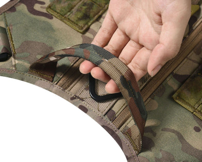 Tactical Dog Vest Medium To Large Dogs Quick Release Chest Strap 3-piece Set