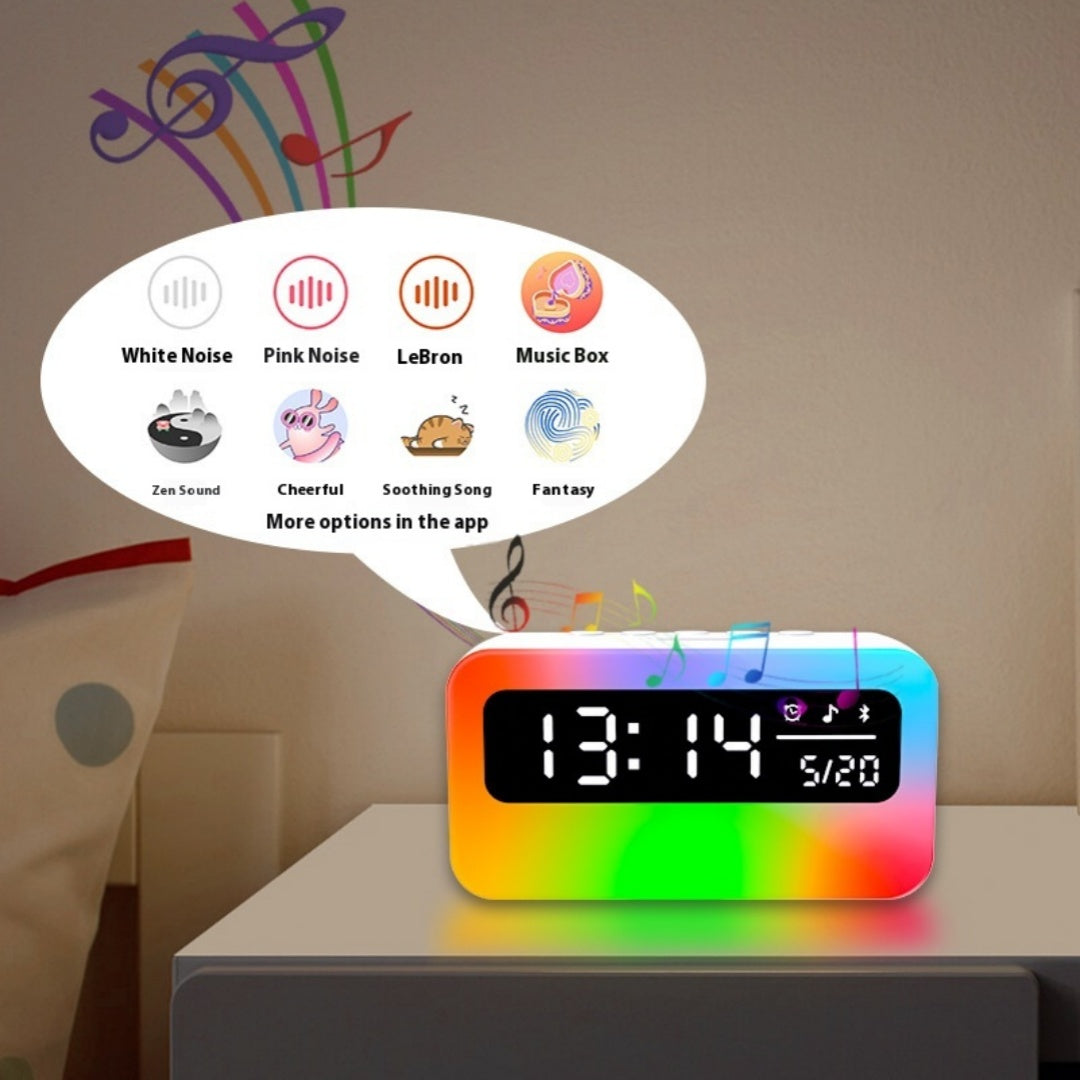 Serenity Drift: White Noise Atmosphere & Smart Audio Alarm