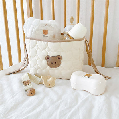 Dot Baby Bed Quilted Storage Bag