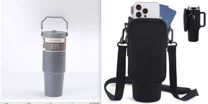 Commuter Tumbler: Stainless Steel Travel Cup with Handle