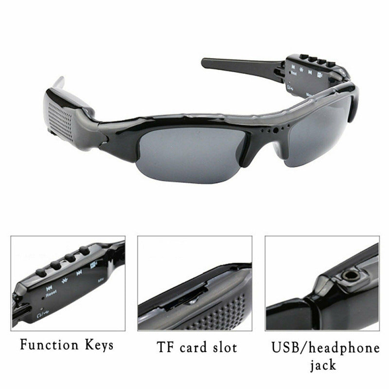 SportsCam Glasses: HD 1080P Polarized Lens Sports Sunglasses Camera