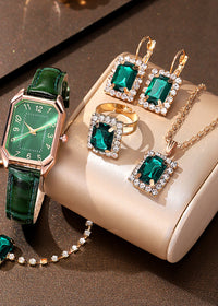 Green five piece set