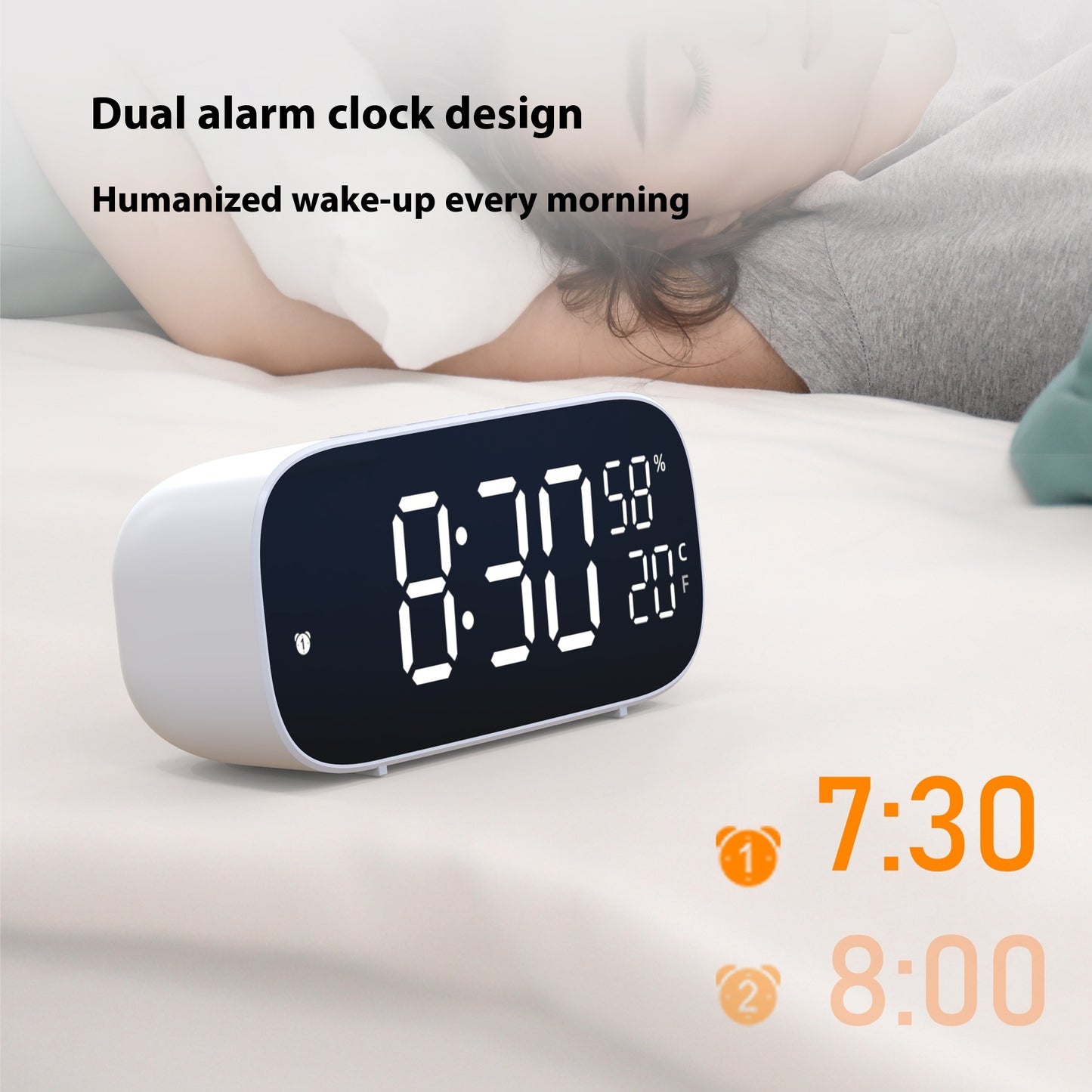 Digital Essence: Dual-Power Voice Controlled Minimalist Clock