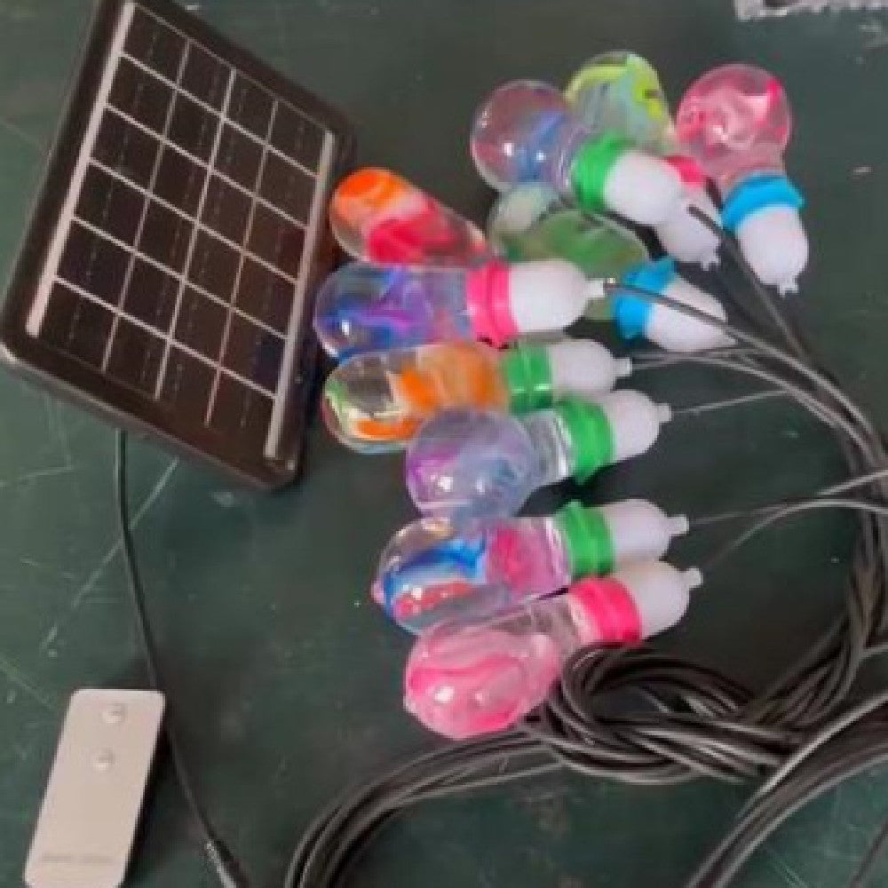 Glass Lamp Solar Wishing Glass Lamp