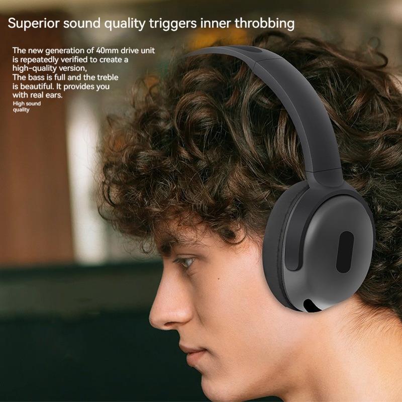 FoldBeat: Foldable Wireless Bluetooth HiFi Stereo Noise Cancelling Gaming Headset