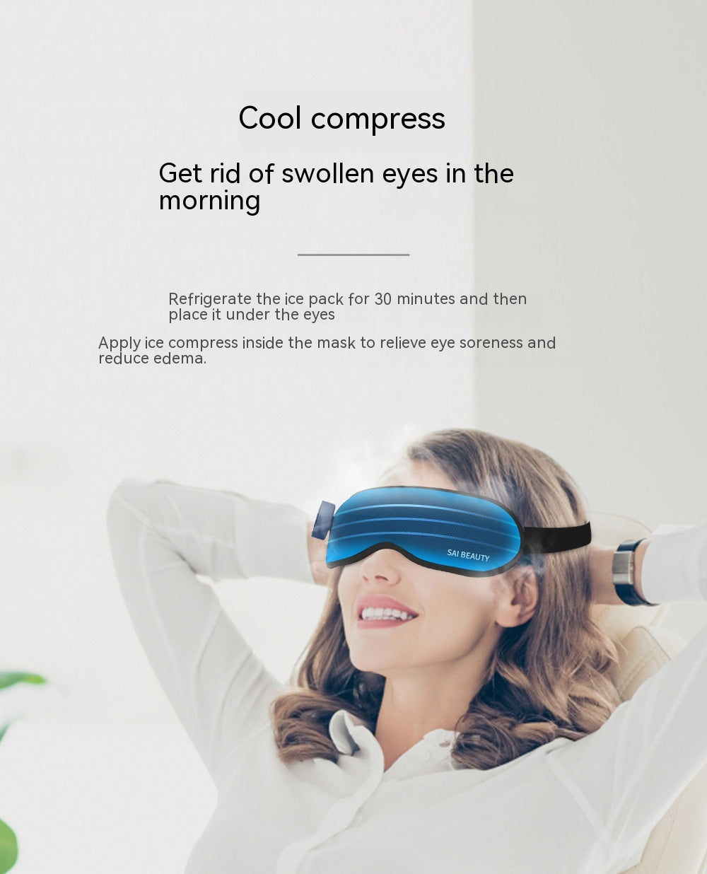 SteamEyeMask: Lycra Fabric Steam Eyeshade Shading Lunch Break Eye Mask