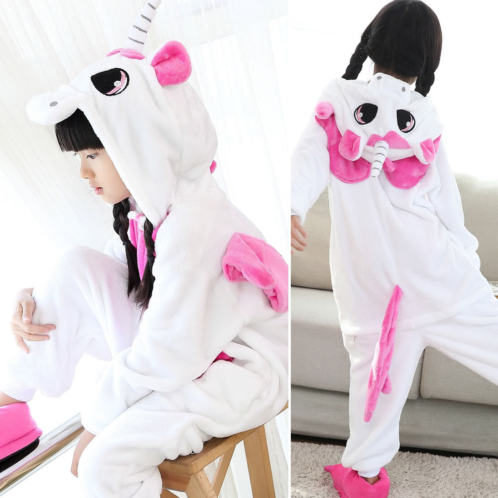 The Long Sleeve Flannel: Children’s Animal One-Piece