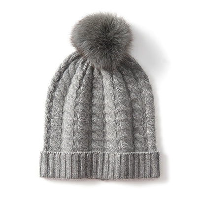 Autumn And Winter Super Soft Cashmere Women's Knitted Hat
