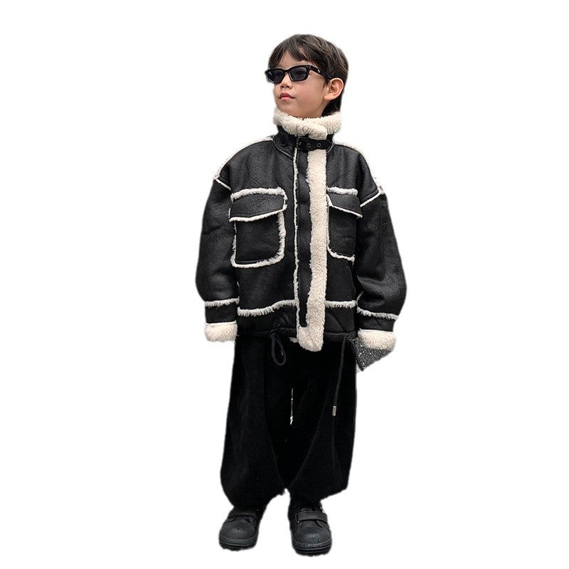 The Thermal Biker: Fleece-Padded Autumn & Winter Leather Jacket