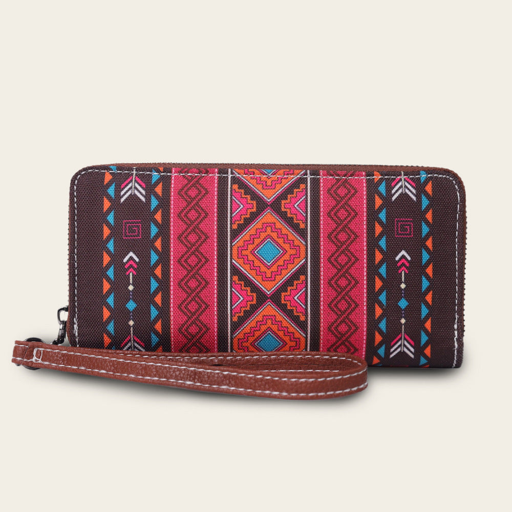 Bohemian Wind Belt RFID Wallet Retro High Sense