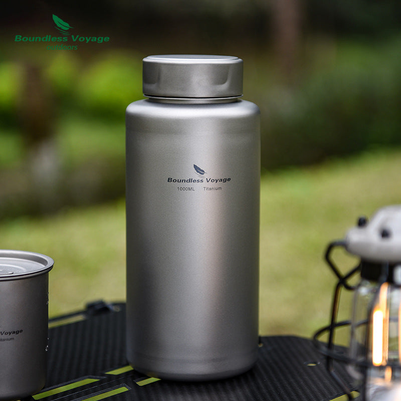 Pure Titanium: Ultra-Lightweight Mountaineering Kettle